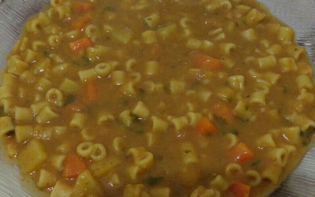 Sopa de feijão nutritiva