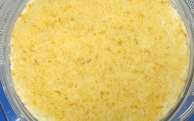 Creme de bacalhau gratinado