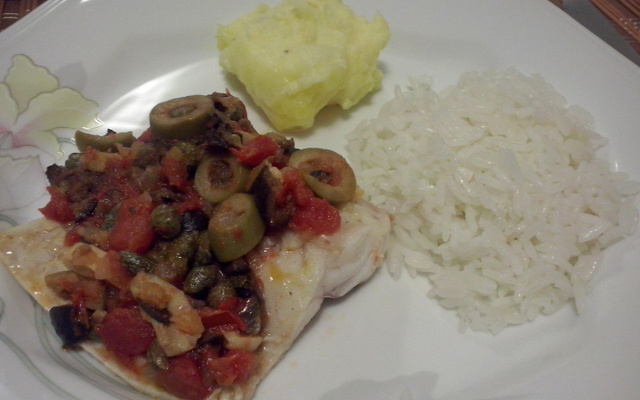 Congrio rosa à moda da casa