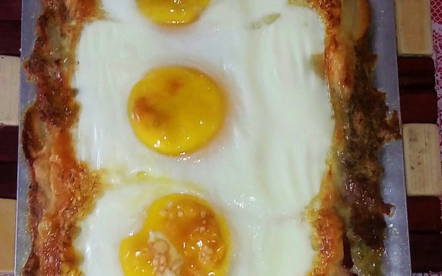 Bolo de carne recheado