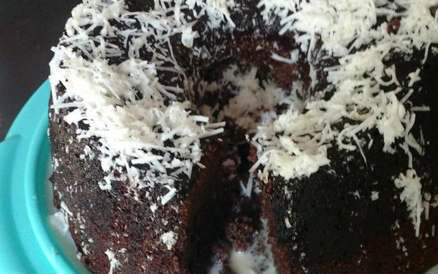 Bolo de chocolate de liquidificador