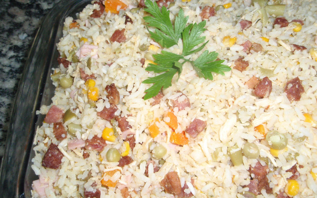 Arroz especial de Natal para Lika