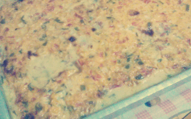 Cação assado no forno