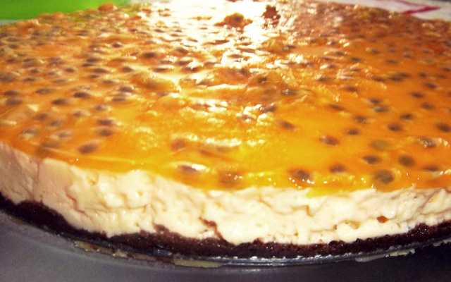 Cheesecake de maracujá