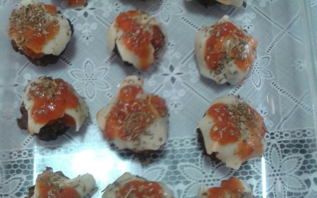 Carne moída à parmegiana