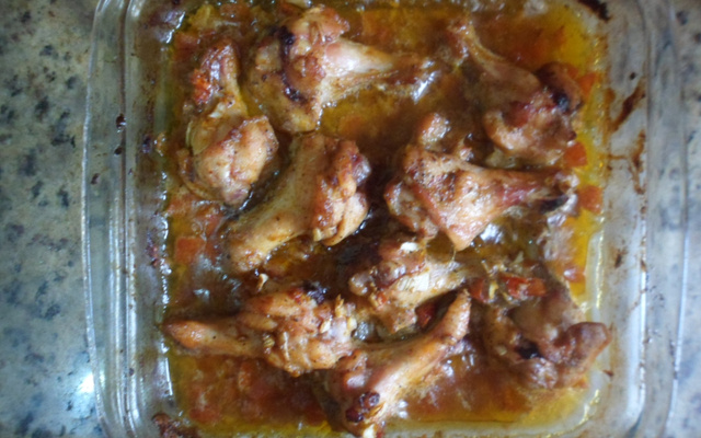 Drumette ao forno do Eduardo