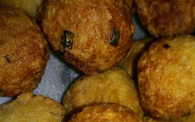 Bolinho de arroz simples da Valéria