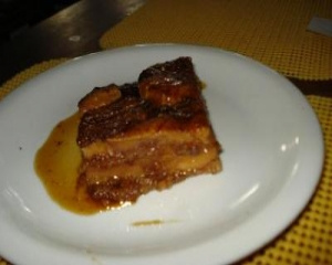 Torta gelada de banana frita do Ali