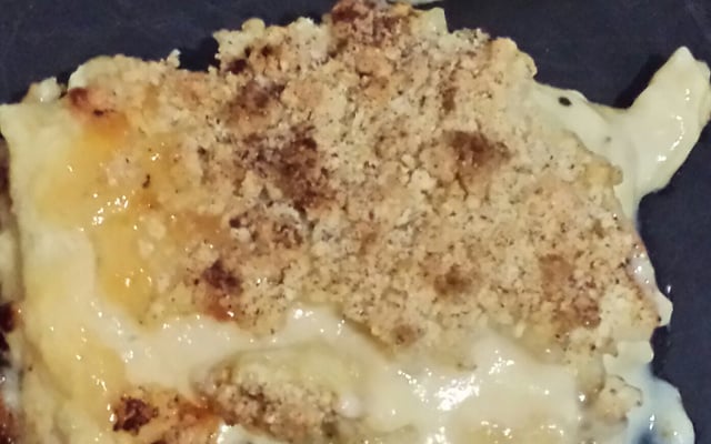 Bolo farofa de banana