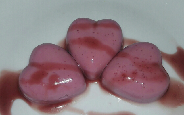 Pudim de vinho sem ovo