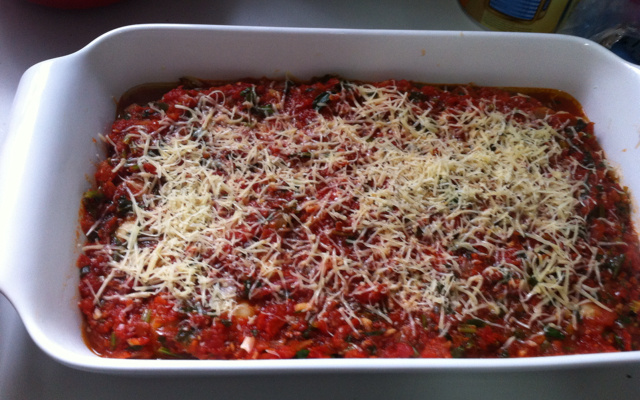 Nhoque recheado com frango e catupiry