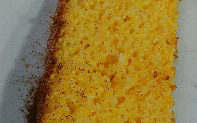 Bolo de flocão de milho