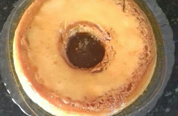 Pudim rápido de microondas