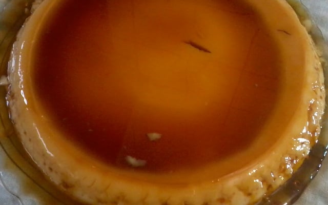 Pudim de micro-ondas