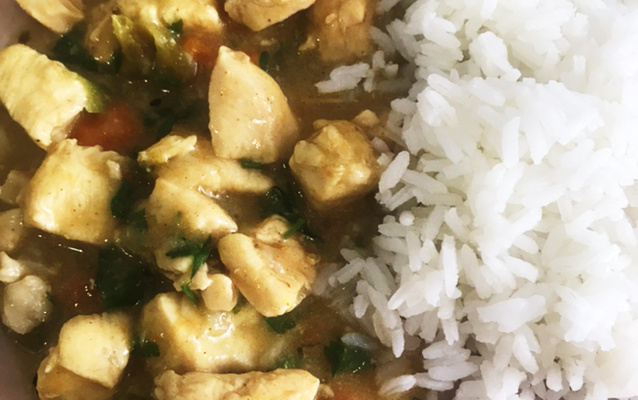 Frango ao requeijão em barra do Papai Paraense 