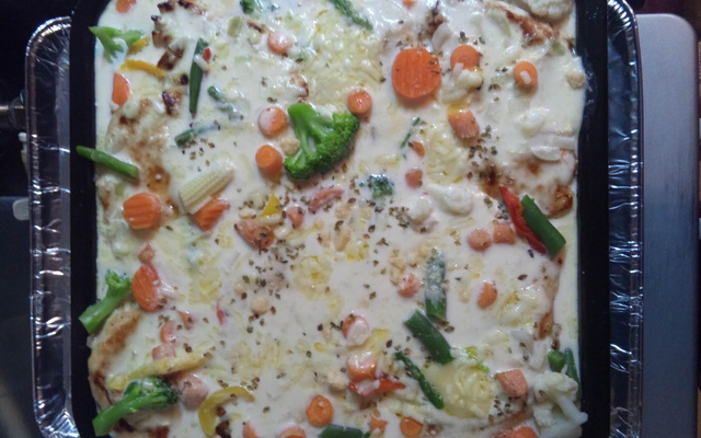 Filé de frango com milho