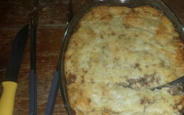 Torta fácil de carne moída