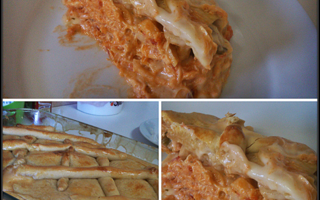 Empadão de frango com palmito