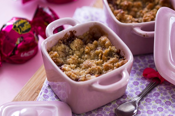 Crumble de Peras com Sonho de Valsa