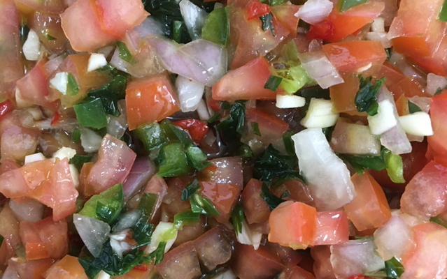 Vinagrete picante (sem vinagre)