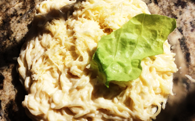 Macarrão ao molho branco