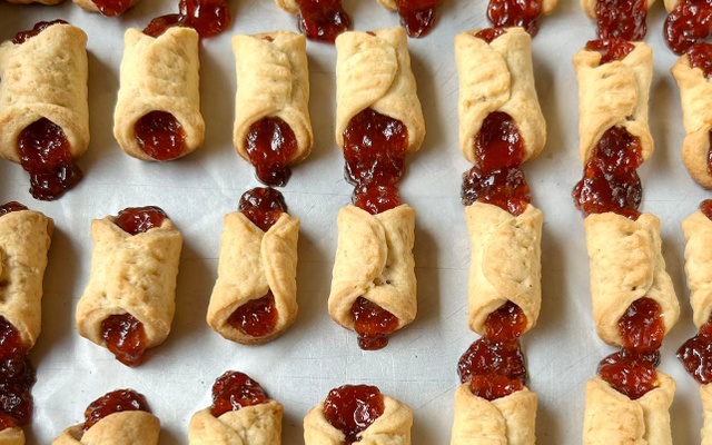 Biscoito de nata com goiabada