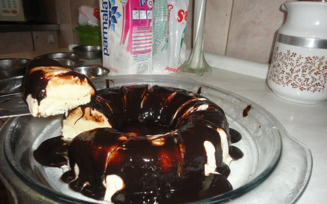 Pudim de sorvete delicioso