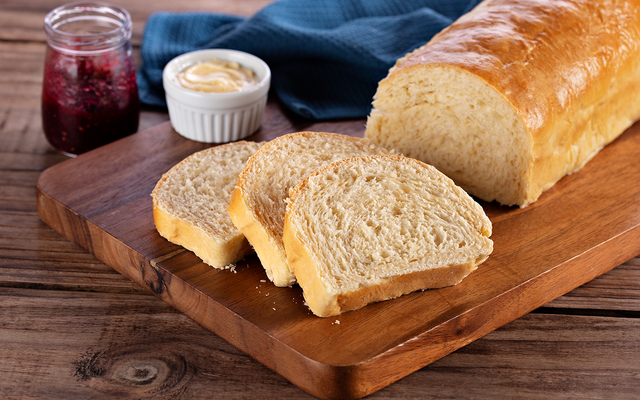 Pão de forma caseiro