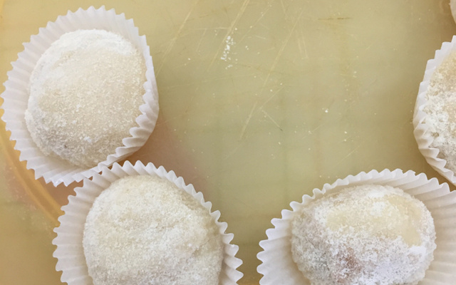 Brigadeiro de leite em pó com creme de avelã
