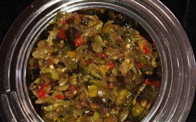 Antepasto ou pasta de berinjela