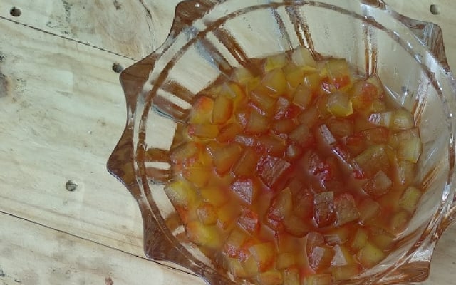 Doce de casca de melancia