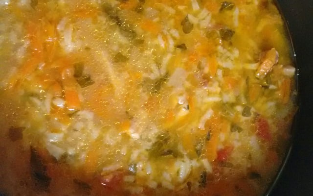 Canja de galinha rápida