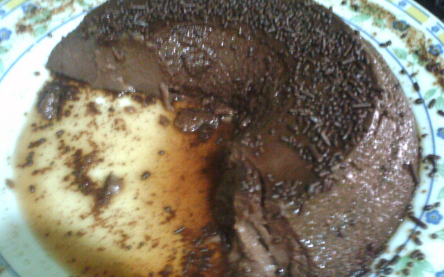 Pudim de chocolate