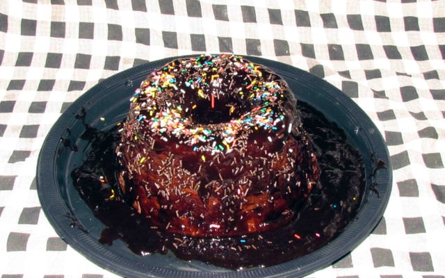 Bolo de chocolate de liquidificador