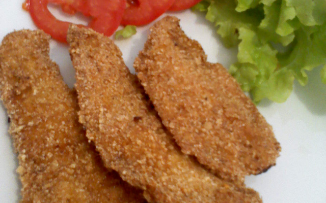 Filé de frango crocante