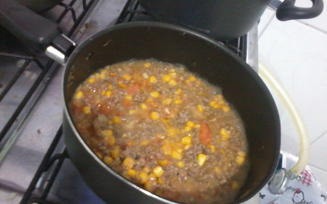 Carne moída saborosa