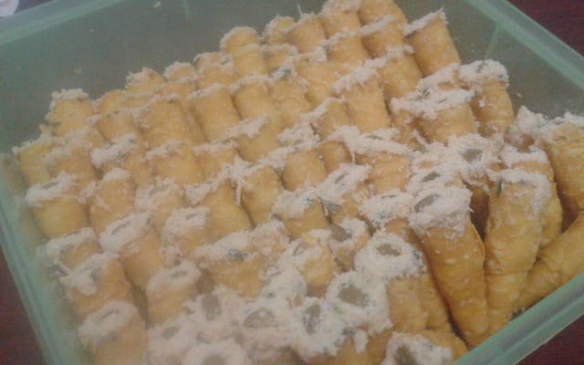 Canudinho de frango cremoso