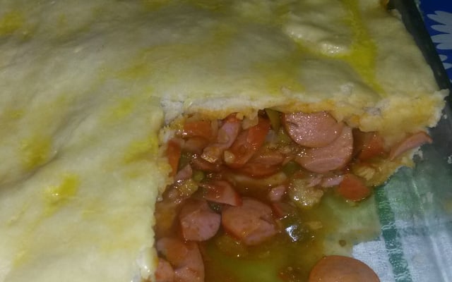 Cachorro quente de forno