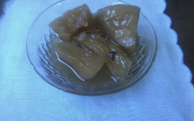 Doce de mamão em compota