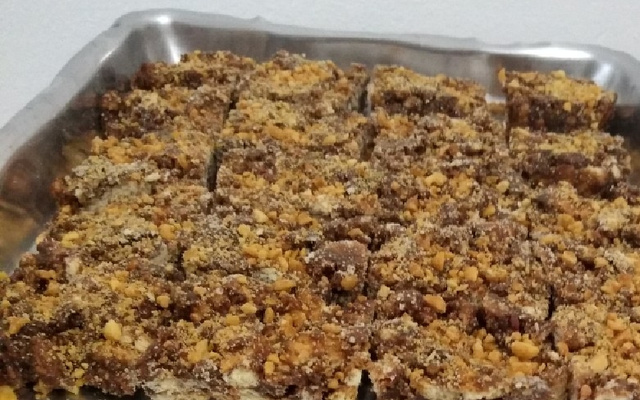 Palha italiana de amendoim