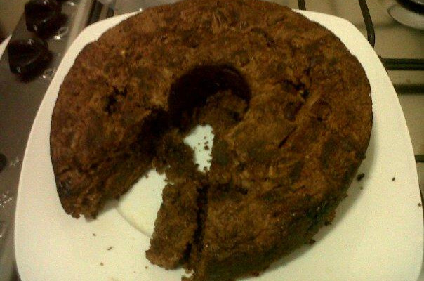 Bolo de chocolate simples