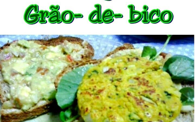 Hambúrguer de grão-de-bico