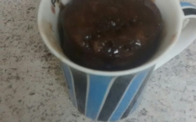 Bolo de caneca sem fermento