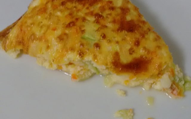 Ometele light de forno com abobrinha - Bavaresco