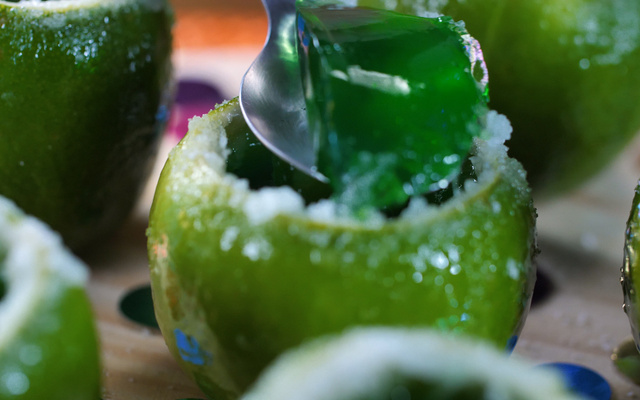 Gelatina de margarita no limão