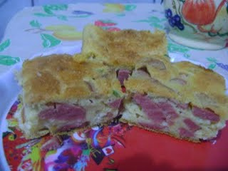 Cachorro quente de forno