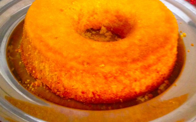 Bolo de milharina sem farinha de trigo