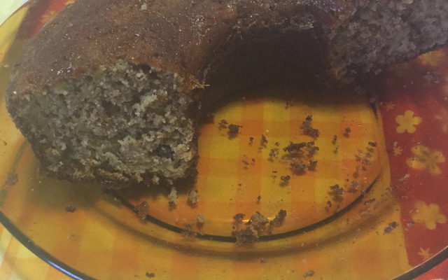 Bolo de Maçã Integral com Aveia e Passas