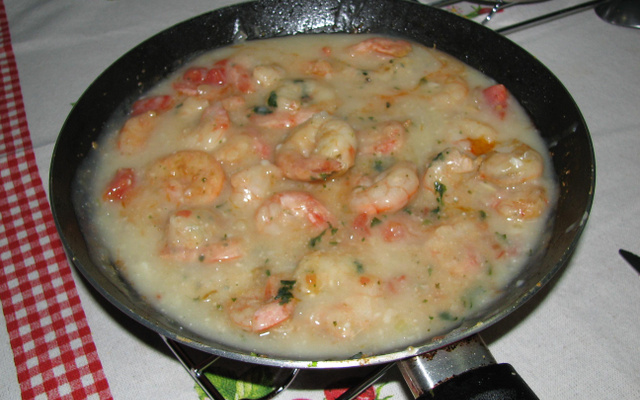 Camarão ao molho