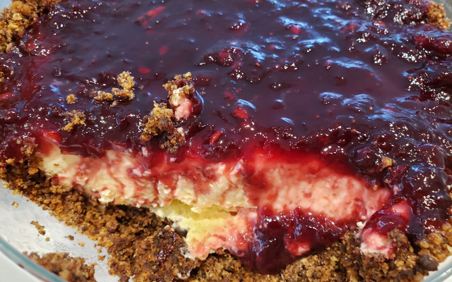 Cheesecake de frutas vermelhas especial